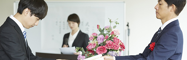 社内表彰の様子