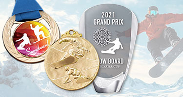 スノーボード大会のトロフィーの選び方